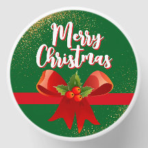 Ouro Glitter Feliz Arco Vermelho de Natal