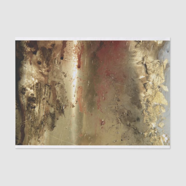 Ouro grunge Papel no Tecido (Frente )