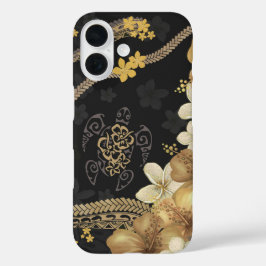 Ouro Havaiano Hibiscus & Tapa Fusion Capa de telef
