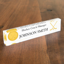 Ouro Hockey Sticks and Puck Customized