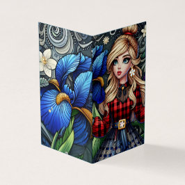 Ouro Iris Amidst Floral Symphony