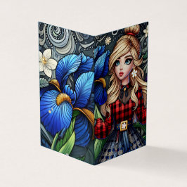 Ouro Iris Amidst Floral Symphony