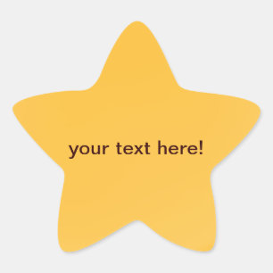 Ouro laranja - adesivos estelares