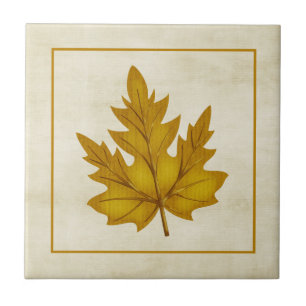 Ouro Leaf Fall Season Themed Azulejo