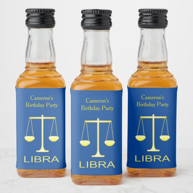 Ouro Libra Escala - Sinal de Estrela Personalizado (Garrafas)