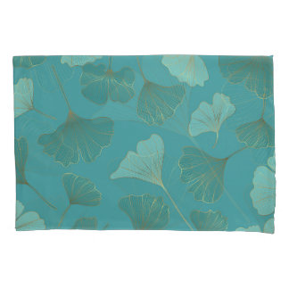 Ouro luxuoso Ginkgo, papel de parede.