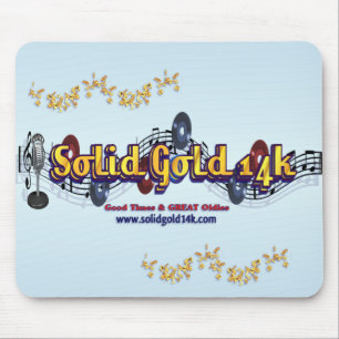 Ouro maciço 14k Mousepad