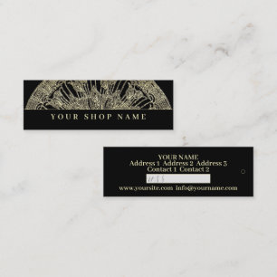 Ouro Mandala - Etiqueta de preço - Cartão de visit