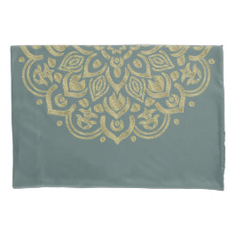 Ouro Mandala - Pillowcase