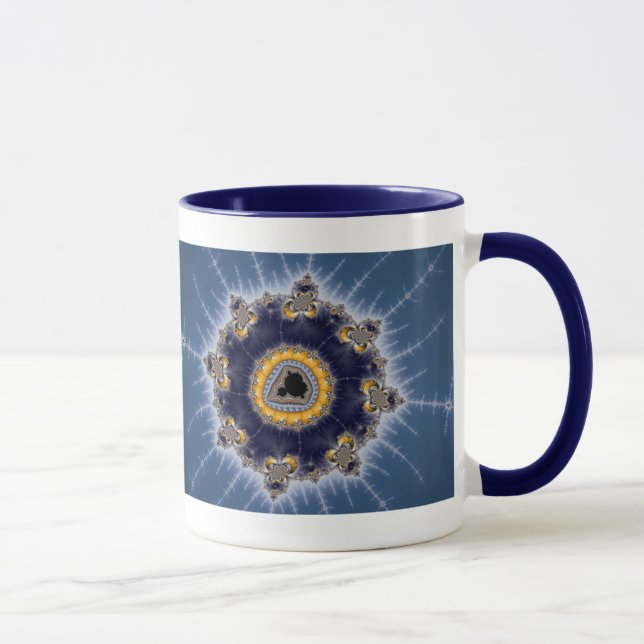 Ouro Mandelbrot - Caneca Fractal (Direita)