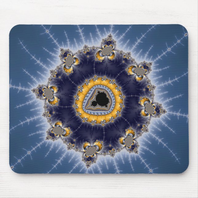 Ouro Mandelbrot - Mousepad Fractal (Frente)