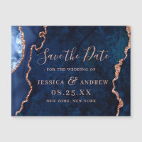 Ouro Marinho Azul Agate Salvar a Data Magnética da