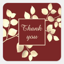 Ouro marrom-romântico deixa adesivo quadrado