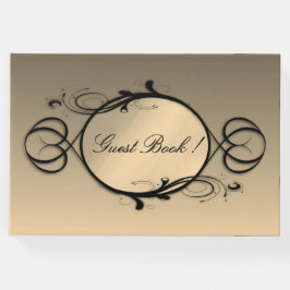 Ouro Mirror Fantasy Livro de Convidados