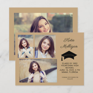 Ouro Moderno Salvar Data de Formatura 4 Fotos 2022