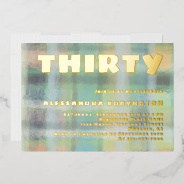 Ouro pastel verde cinza de 30 anos