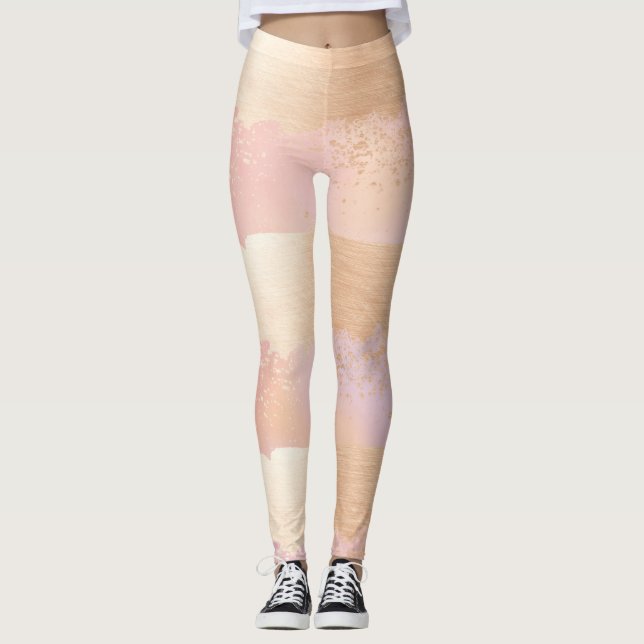 Ouro Pincel Trave Leggings (Frente)