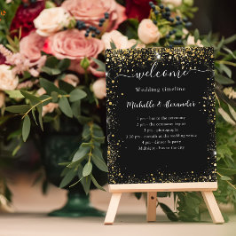 Ouro preto do programa da linha do tempo de casame