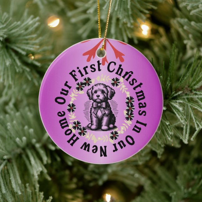 Ouro Primeiro Natal Novo Ornamento do Lendar Domés (Árvore)