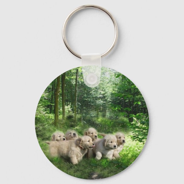 Ouro Puppies Chaveiro (Frente)