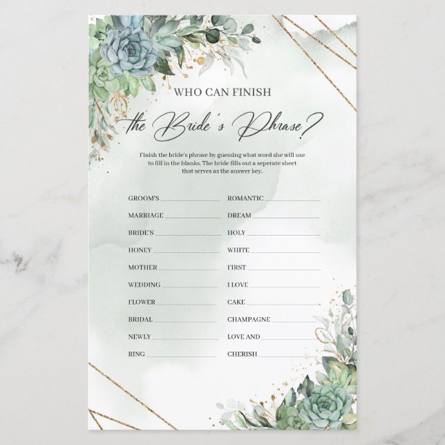 Ouro que pode terminar a frase da noiva (Frente)