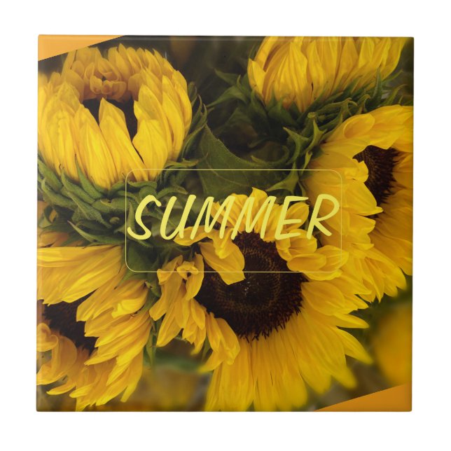 Ouro quente Sunflower Personalizado (Frente)