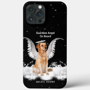 Ouro Retriever Angel com Asas e Halo