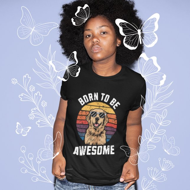 Ouro Retriever De Cachorro Nascer Para Retro Sunse (Criador carregado)