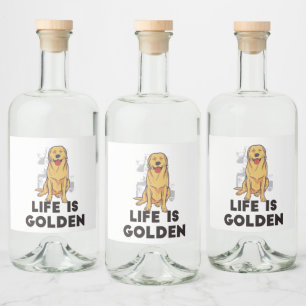 Ouro Retriever Dog - A Vida É Ouro