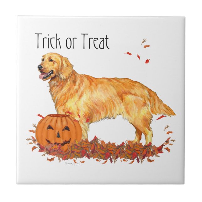 Ouro Retriever Halloween (Frente)