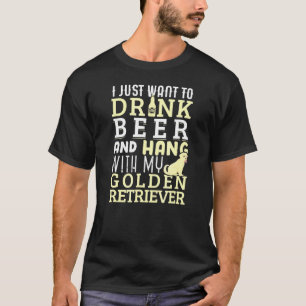 Ouro Retriever Pai Camisa Dia de os pais Engraçado