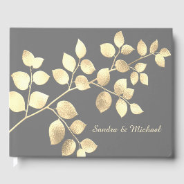 Ouro romântica deixa livro de convidados de casame