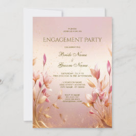 Ouro rosa deixa convite para Noivado Floral