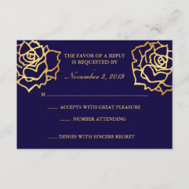 Ouro Rosa RSVP - Azul