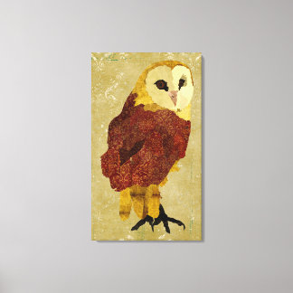 Ouro Ruby Owl Canvas