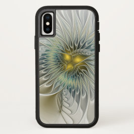 Ouro Silver Flower Fantasy abstrato de Arte Fracta