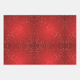 Ouro Star com Fundo Vermelho