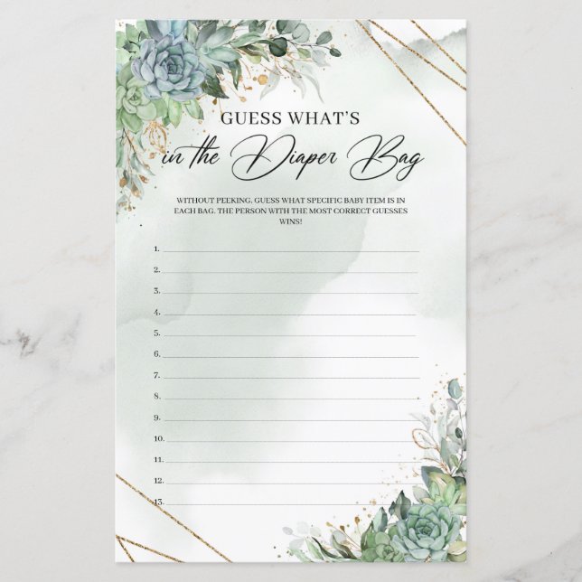 Ouro Suculta Adivinha O Que Está Na Fralda (Frente)