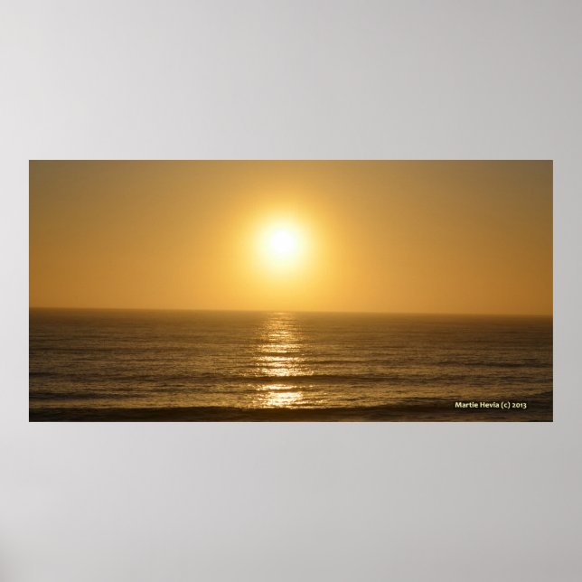 Ouro Sunset I - Poster (Frente)