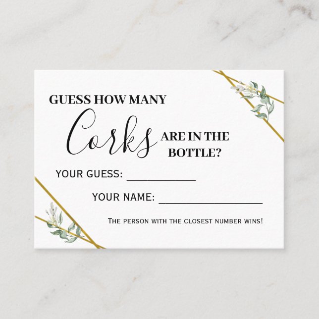 Ouro verde Quantos cartões de jogo biingues de cor (Frente)