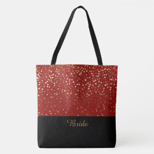 Ouro Vermelho e Pequeno Saco de Tote
