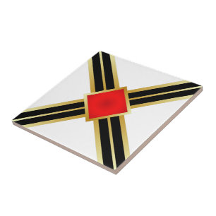 Ouro Vermelho Preto Criss Cross