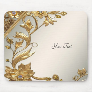 Ouro Wavy Sai Floral Mousepad