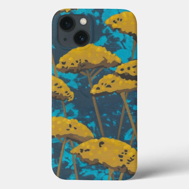 Ouro Yseta Garden com fundo azul (Verso)