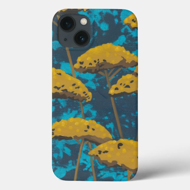 Ouro Yseta Garden com fundo azul (Verso)