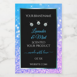 Ouros de etiquetas de produtos negros com brilho d