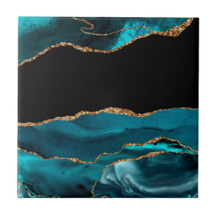 Ouros Pretos Glamorosos de Agato Azul