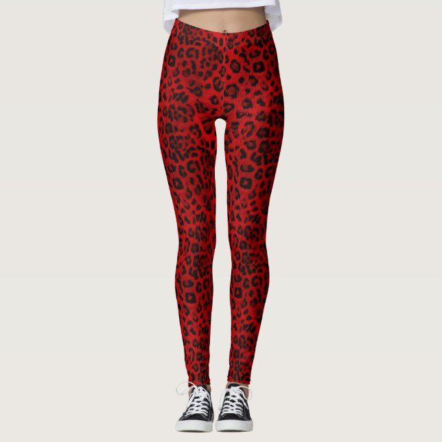 Ousadamente Chic: Leggings Estampa de Leopardo Cin (Frente)