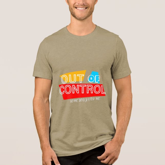 Out of Control – Bold Typography Statement Design (Frente)
