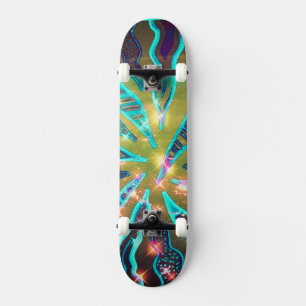 Out of This World Graffiti Skateboard